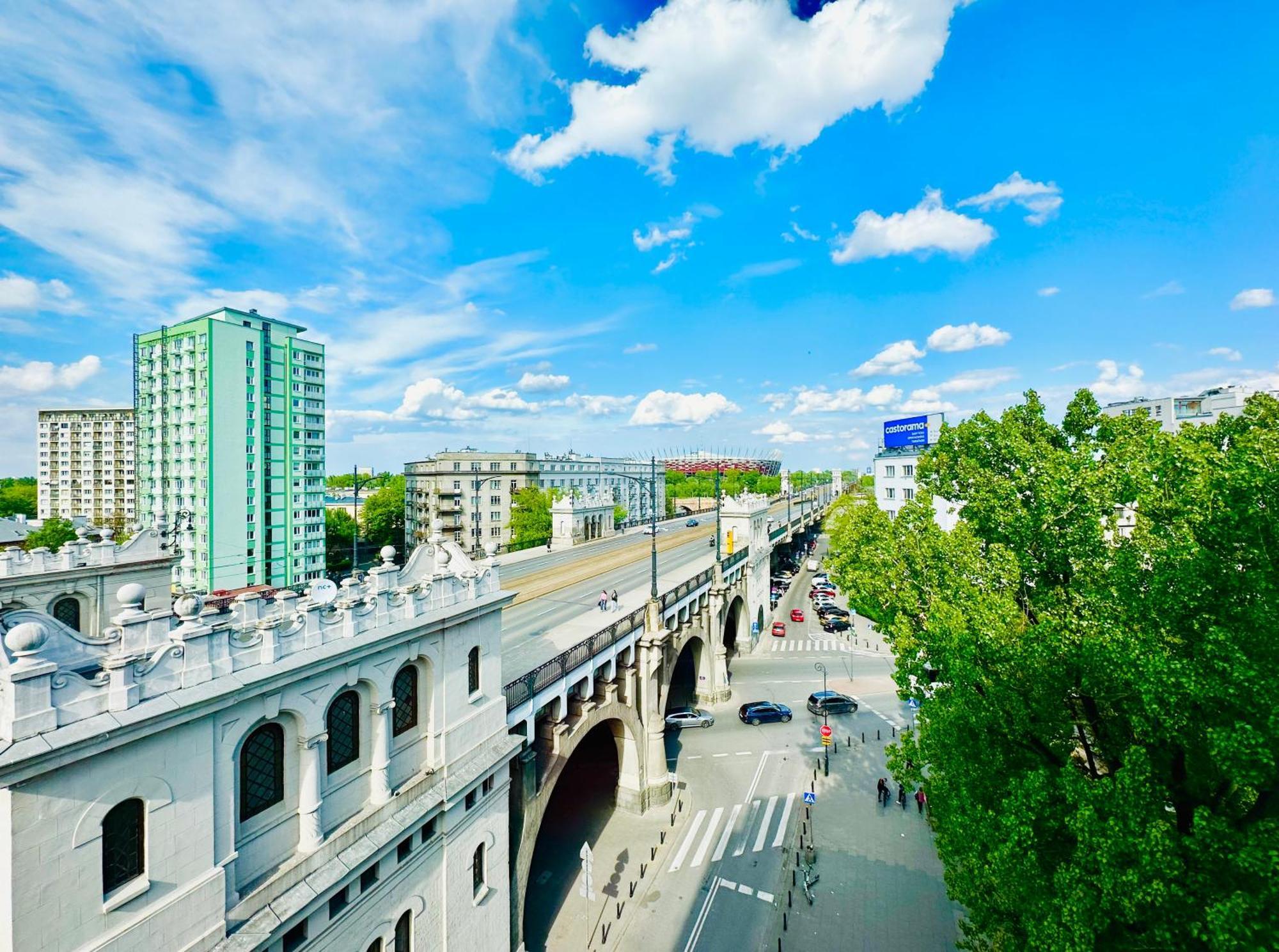 Westside Panorama Pgn Stadium Apartment Varsó Kültér fotó